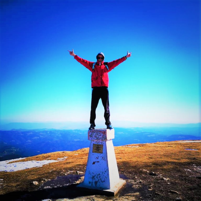 Blegoš - Potovalec je osvojil prelep in mogočen vrh v Škofjološkem hribovju