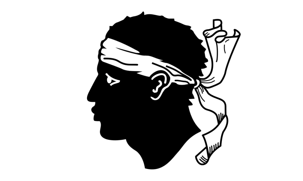 Korzika - Mavrska glava je simbol Korzike